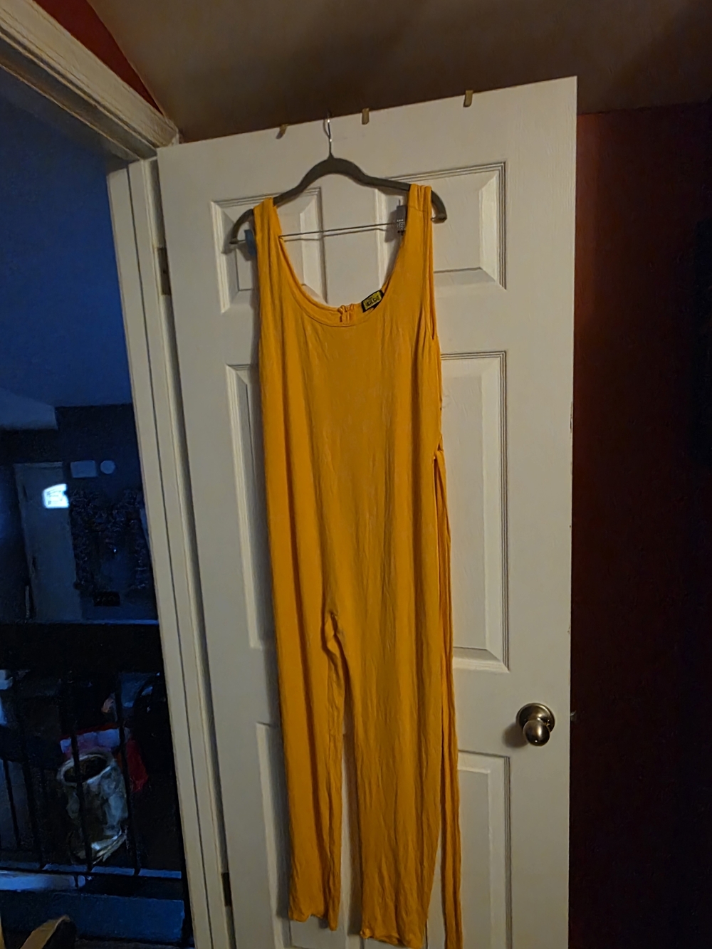 Sleeveless Mustard Yellow Jumpsuit